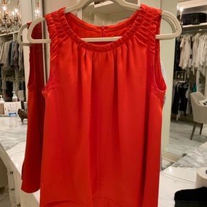 Boss red sleeveless top